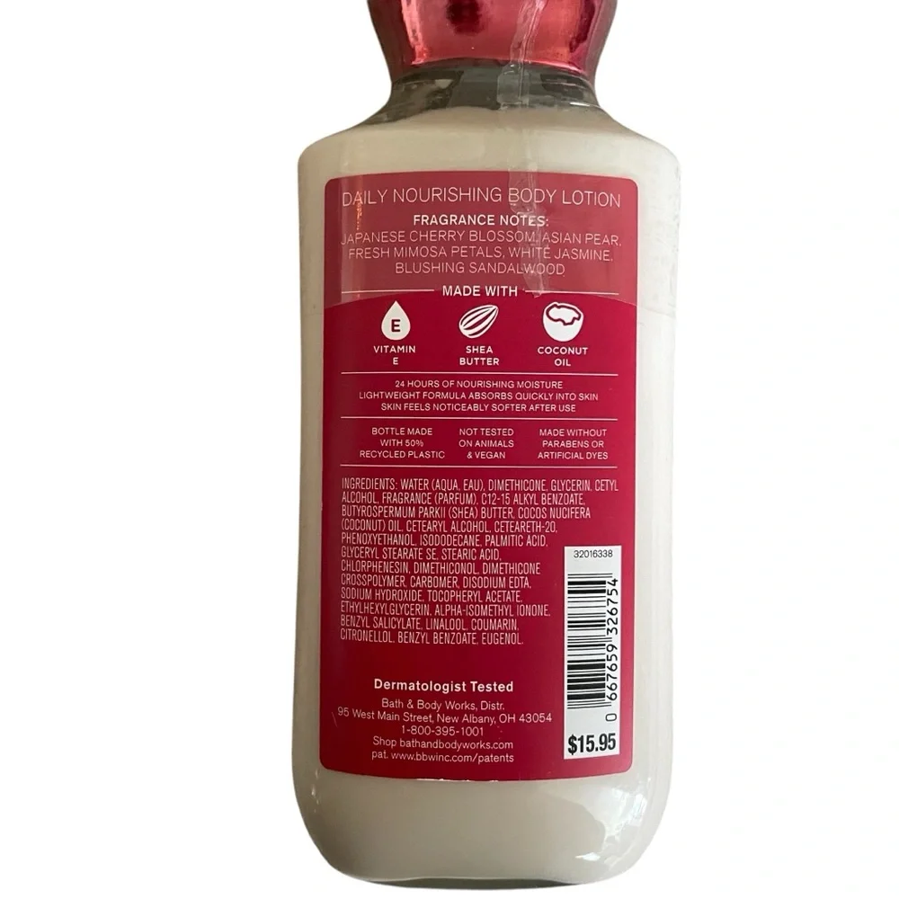 Bath & Body Works Japanese Cherry Blossom Body Lotion and Fine Fragrance Mist